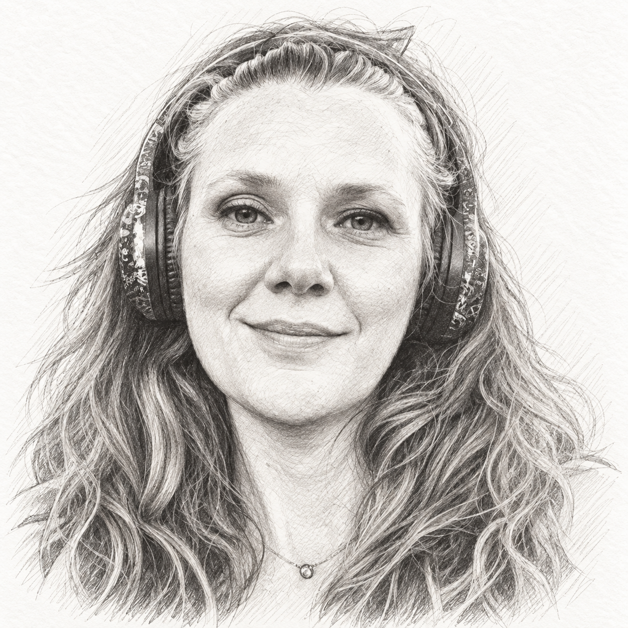 Karina Bazzano — pencil portrait